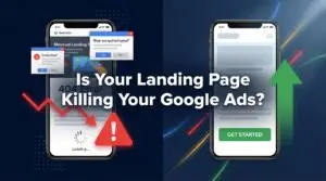 Google Ads conversion, Google Ads landing page conversion rate optimization